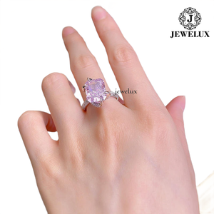 High Quality Unisex 925 Silver Gold Plated Marquise Cut Flower <b>Ring</b> with IGI Certificate for Wedding Engagement Party From India - Product Image 4