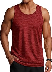 เสื้อกล้ามคอกลมสีฟ้าอ่อนพิมพ์ลายสำหรับผู้ชาย ผ้าโพลีเอสเตอร์ 100% ระบายอากาศได้ดี เป็นมิตรกับสิ่งแวดล้อม ย้อมสีแบบ Garment Dyed สปอร์ต ทอแบบแห้งเร็ว - Product Image 1