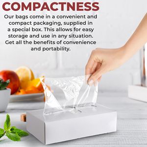 Fogli di plastica trasparente 10X10.75 pollici confezione 1000 involucri Sandwich pretagliati fogli di involucro di plastica per involucro Sandwich - Product Image 6