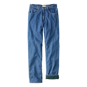 Pantalones Vaqueros de Pierna Recta de Cintura Alta, Corte Regular, Algodón de Peso Medio, Color Azul Sólido, Estilo Casual para Hombre, Primavera - Product Image 1