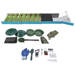 50 Pollici Kit per la ricerca dell'oro con vasca pieghevole (23 pezzi) per prospezione aurifera - Giocattolo da esterno a funzionamento manuale - Product Image 4