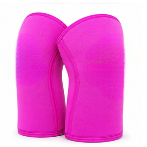 Genouillères en néoprène rose, respirantes, ajustables, universelles, pour la protection des genoux, toutes saisons, soutien respirant et réglable pour les genoux et les jambes - Product Image 2