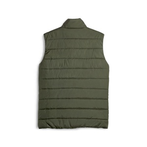 Gilet matelassé sans manches coupe-vent en toile avec col montant et logo frontal pour homme, modèle 2026 Premium OEM personnalisé pour l'hiver et l'extérieur - Product Image 2
