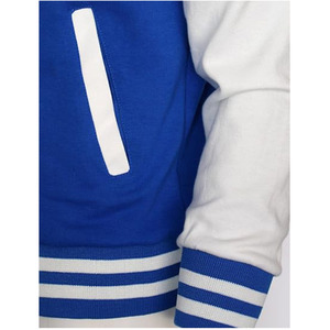 Custom Wool University Baseball Custom Jersey Fleece Baseball Jacket Varsity Jacket With Embroidery for <b>Men</b> - Product Image 3