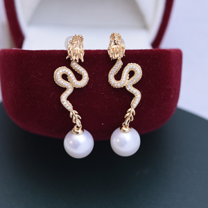 Boucles d'oreilles pendantes en perles d'eau douce de 10-11 mm, argent S925, forte brillance, légers défauts, diffusion en direct, mode transfrontalière, vente en gros - Product Image 5