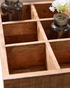 Organisateur en bois fait main, rangement en bois écologique - Product Image 4