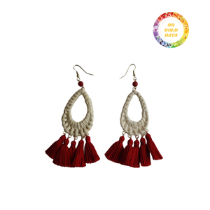 High Quality Handmade Rattan Earrings For Women Summer Style Lightweight <b>Accessories</b> For <b>Beach</b> Travel Outfits Wholesale - Product Image 6