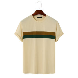 T-shirts pour hommes grande taille de qualité supérieure, 100% coton respirant, designs personnalisés, prix de gros, couleurs et tailles personnalisables, OEM/ODM - Product Image 1