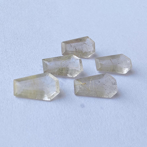 Piedra Preciosa Natural de Rutilo Dorado, Corte Facetado en Forma de Ataúd, Piedra Suelta Calibrada para Joyería, Disponible en Todos los Tamaños - Product Image 3