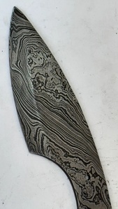 Cuchilla de Acero de Damasco Forjada a Mano para Camping y Caza, Lámina en Blanco para Fabricación de Cuchillos Personalizados OEM, Venta al por Mayor a Granel para EE. UU. y Europa - Product Image 3