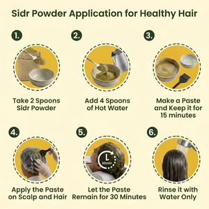 Poudre de Sidr Premium Sans Produits Chimiques OEM 200g 100% Pure et Naturelle de Feuilles de Ziziphus Spina-Christi pour Nettoyant Capillaire et Soin du Cuir Chevelu - Product Image 3