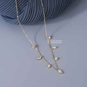 Colgante de Diamante Cultivado en Laboratorio MULTISHAPE, Corte Marquise, Pera, Ovalado, Redondo, Plata de Ley S925, Amuleto de Lujo para Mujer, Chapado en Plata, Regalo - Product Image 4