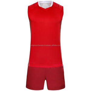 Ensemble d'uniformes de volley-ball personnalisés, impression par sublimation, 100% polyester, respirant, séchage rapide - Product Image 2