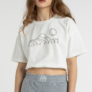 High Performance New Stylish Beat Arrival Comfortable Good Supplier Best Service High Quality Street Wear Printed Women Crop Top - Product Image 2