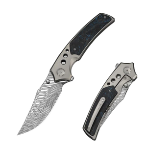 Couteaux pliants à poignée texturée avec cadre compact pour une utilisation quotidienne pratique et un rangement compact, idéaux pour les magasins de détail. - Product Image 1