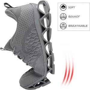 Hot Selling Cushion <b>Boots</b> Sneaker Joggers Running Walking Style Fashion Trainers Shoes Breathable With Laces Up Sports Footwear - Product Image 6