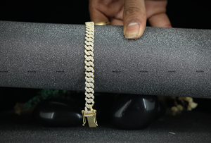 Cadena Cubana de Plata S925 con Moissanita VVS de 12mm, Estilo Hip Hop, con Puntas de Diamantes, para Hombre, Pasa la Prueba GRA - Product Image 4