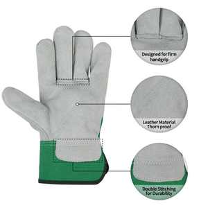 Guantes de Seguridad de Cuero Personalizados OEM ODM, Guantes de Protección Industrial Resistentes, Suministro de Fábrica Premium - Product Image 3