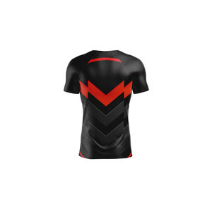 Camiseta Deportiva Personalizada, Elástica, Ajustada, Cuello Alto, para Hombre, para Entrenamiento, Gimnasio, Ropa Deportiva, Manga Corta, Compresión - Product Image 4