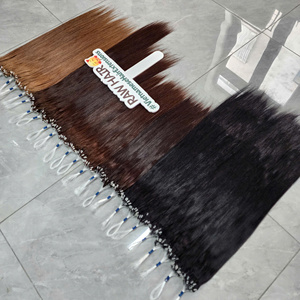 ผมต่อ GUGU HAIR H6 เกรดเวอร์จิ้นเวียดนาม แบบเส้นมองไม่เห็น จัดเรียงเกล็ดผม ไมโครลูป ปลายผมแบบดับเบิ้ลดรอน บาค์ นิน - Product Image 1