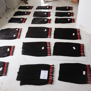 Venta al por mayor doble dibujado vietnamita Remy extensiones de cabello virgen a granel recto bebé fino un solo donante cabello alto cabello humano - Product Image 6