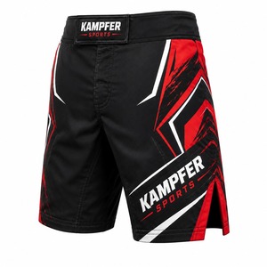 Pantalones Cortos de MMA para Hombre, Nuevo Modelo, 100% Poliéster, Tejido Elástico, Transpirable, de Secado Rápido, para Entrenamiento de Lucha UFC, Ropa Deportiva a la Moda - Product Image 4