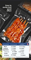 Sacs sous vide en nylon R-PACK 8*12 cm, sacs d'emballage sous vide de petite taille de qualité alimentaire