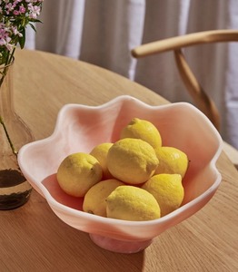 Bol à fruits en résine rose, écologique, poli, personnalisé, décoration d'intérieur pour la table de cuisine - Product Image 3