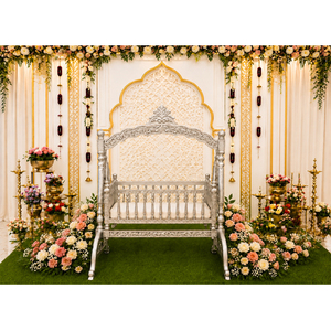 Compre una Impresionante Cuna de Madera para Bebés para Grandes Ceremonias, Elegante Cuna Decorativa de Madera para Bebés para Ceremonias y Eventos en Estados Unidos - Product Image 1