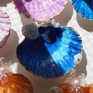 ถาดใส่เครื่องประดับเปลือกหอยทำมือ จานตกแต่งเปลือกหอยสแกลลอป งานฝีมือเปลือกหอยธรรมชาติ ของตกแต่งสไตล์ชายทะเล จำหน่ายจำนวนมาก - Product Image 4