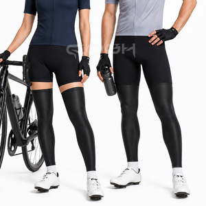 Manchons de compression haute performance pour cyclisme, pour hommes et femmes, protection UV, respirants, séchage rapide, chauffe-jambes pour vélo - Product Image 2