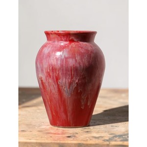Rustic <b>Ceramic</b> <b>Vase</b> With Glazed Finish 8-16 Inches Tabletop Decor Handmade For Thanksgiving - Product Image 4
