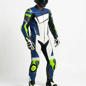 Traje de Motocicleta de Cuero Completo, Talla Grande, para Mayor Comodidad, Resistencia y Seguridad del Conductor, con Construcción Duradera para Viajes - Product Image 5