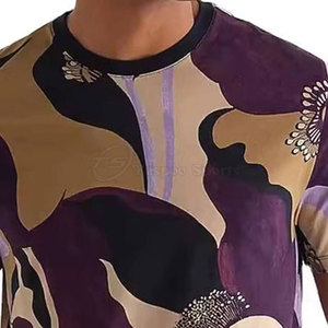 High Quality Sublimation T-Shirt Short Sleeves OEM Service Sublimation T-Shirt Design Your Own Logo Summer Sublimation T-Shirt