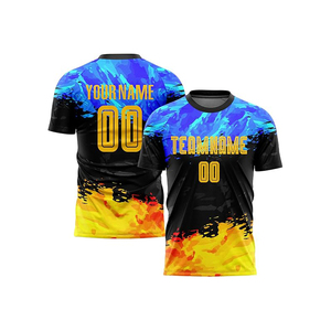 Custom American Flag <b>Soccer</b> Jersey Shorts Set Sublimated Print Quick Dry Breathable Anti-Bacterial 100% Polyester Men's Football - Product Image 5