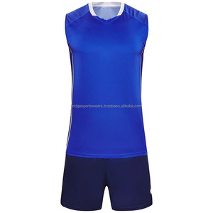 Ensemble d'uniformes de volley-ball personnalisés, impression par sublimation, 100% polyester, respirant, séchage rapide - Product Image 3