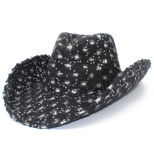 Chapeau de cowboy Western Travel, style export américain, en soie/coton/nylon, décontracté d'été, respirant, écologique, avec coupe moderne - Product Image 2