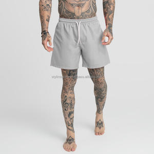 Pantalones cortos de hombre de calidad superior con cordón de punta de metal Última moda y pantalones cortos de moda Poliéster/Nylon Casual Liso teñido - Product Image 2