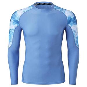 Chemise de compression pour homme de haute qualité, manches longues, protection UV, imprimé graphique, fournisseur en gros OEM - Product Image 3