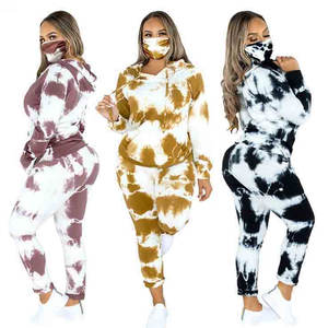 Ensemble de survêtement d'hiver 2 pièces pour femme, style streetwear, en polyester doux 100%, avec sublimation, vente en gros - Product Image 1