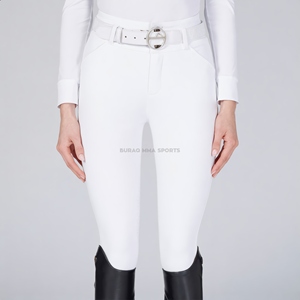 Culotte d'équitation Jodhpur pour femme en Spandex/Coton, taille haute, longueur intégrale, respirante, 240g, Legging d'équitation - Product Image 2