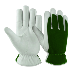 Gants de conduite en cuir de chèvre renforcé, résistants à la chaleur et aux étincelles, protection personnelle, durabilité élevée, gants de jardinage - Product Image 2