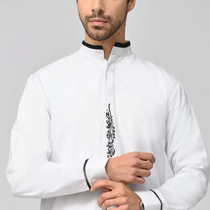 Nouveau design 2026 – Thobe/Jubba pour homme, manches longues, longueur cheville, 100 % coton respirant, haute qualité – Vente en gros - Product Image 5