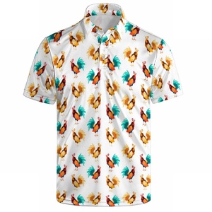Nouveau personnalisé entièrement sublimation printemps et été mode hommes polos haute qualité décontracté séchage rapide lâche POLO - Product Image 1