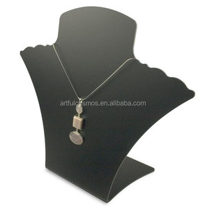 Soporte de collar negruzco de acrílico transparente minimalista llamativo 2025-Estuche de joyería corto ecológico - Product Image 1