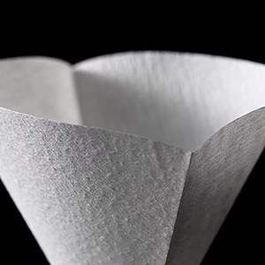 Filtre à café jetable en forme de V de qualité supérieure, fabriqué à partir de 100 % de pâte de bois, conçu pour une infusion lisse et uniforme. - Product Image 2