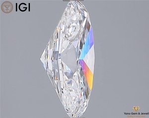 เพชร CVD ทรงรี 3.00 กะรัต เงางามไร้ที่ติ ได้รับการรับรองจาก IGI สี D ความสะอาดระดับ VS1 สำหรับงานฝีมือเครื่องประดับหรูหรา - Product Image 5