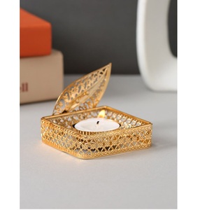 Brass Star Candle Stand <b>Set</b> of 3 Heat Resistant Home Decoration Christmas Decoration - Product Image 4