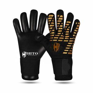 Gants de gardien de but de football de qualité supérieure, design personnalisé, paume avant en latex allemand, dos en silicone imprimé, caoutchouc à rouleaux négatifs, T-Tab - Product Image 6