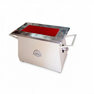 Machine de polissage automatique des métaux avec composants de roulement, polisseuse à billes de 15 kg + média SS de 85 kg, accessoires complets - Product Image 1